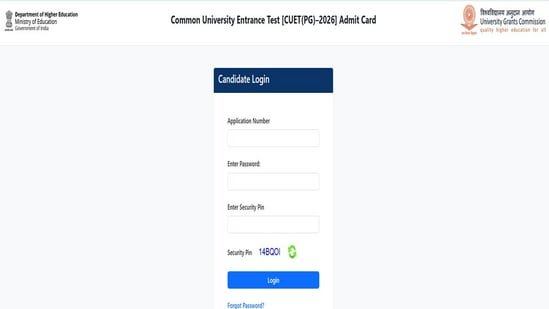 CUET PG Admit Card 2026 out for March 6-10 exam dates at exams.nta.nic.in/cuet-pg, download link here