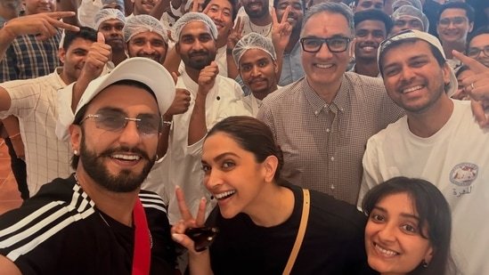 Deepika Padukone accompanies Ranveer Singh to Mumbai restaurant after being slammed for not posting about Dhurandhar 2