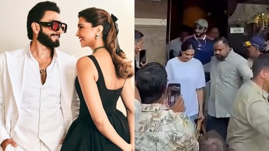 Proud wife Deepika Padukone smiles as Ranveer Singh gets loud fan cheers during lunch date post Dhurandhar 2 success