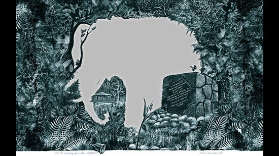 Where the giants sleep: Join wildlife historian Raza Kazmi on a trail of elephant memorials