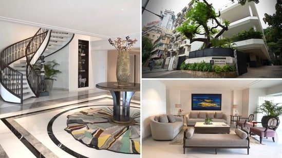 Step inside India’s steel woman Sminu Jindal’s stunning white sea-facing bungalow in Mumbai