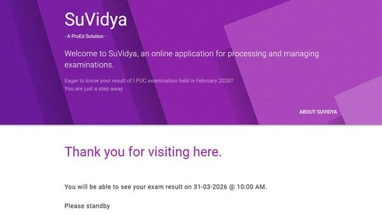 Karnataka 1st PUC Result 2026 releasing today at 10 am on result.proed.in, here’s how to check