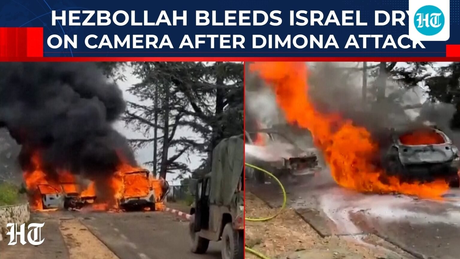 ‘Defenseless’ Israel reels from revenge: Hezbollah launches anti-tank fury after Iran strikes Dimona