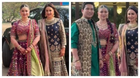 Sara Tendulkar, mom Anjali choose glam lehengas for Arjun Tendulkar’s pre-wedding celebrations