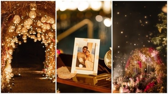 24 pics that will take you inside Rashmika Mandanna and Vijay Deverakonda’s fancy mehendi with fairy lights, memory wall