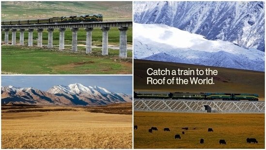Inside the Qinghai–Tibet train that takes you to the roof of the world, 5072 metres above sea level. Tickets cost…