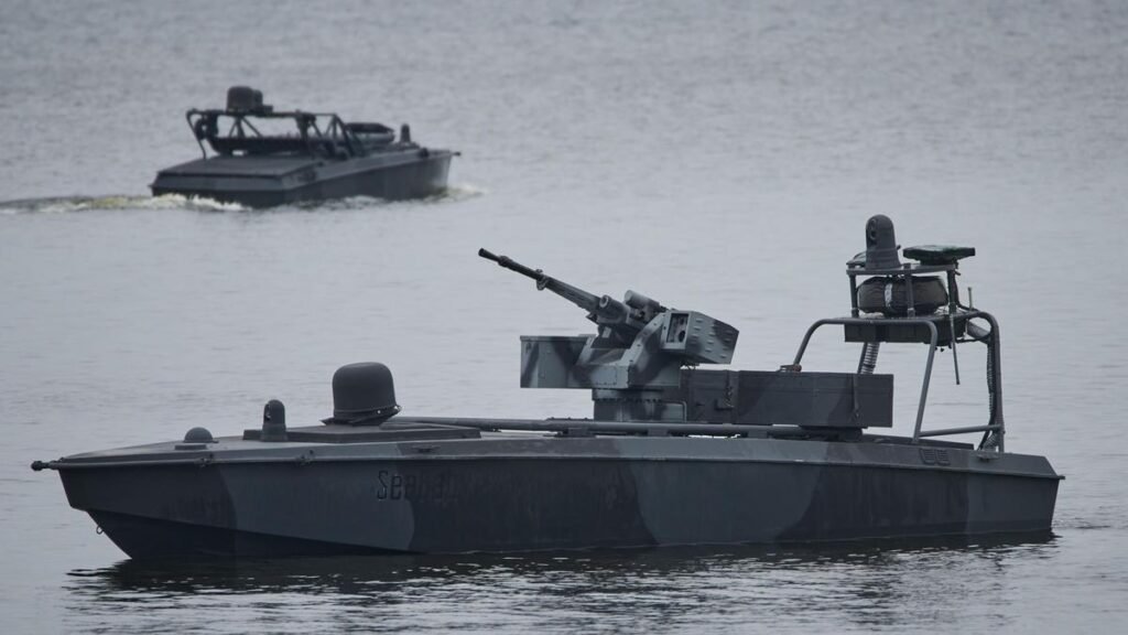 Russia blames Ukrainian sea drones for attacking tanker that sank in Mediterranean