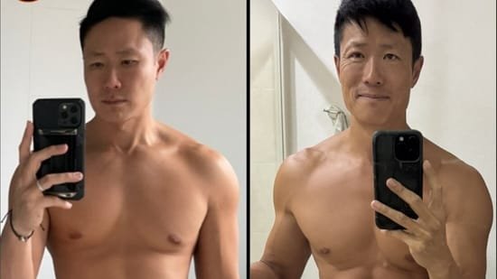 Health coach says ‘eating the same breakfast daily’ helped him get abs at 46 and drop to 12% body fat