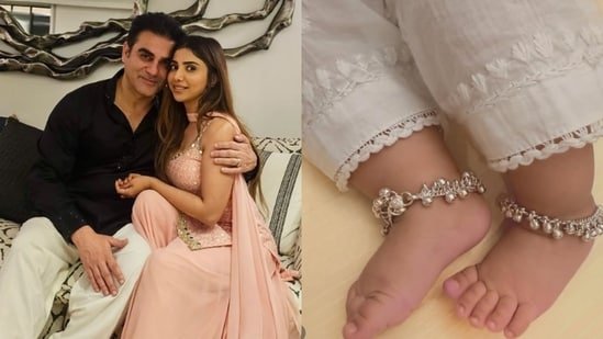 Arbaaz Khan’s wife Sshura Khan shares adorable glimpse of daughter Sipaara Khan from Eid celebrations. See pic