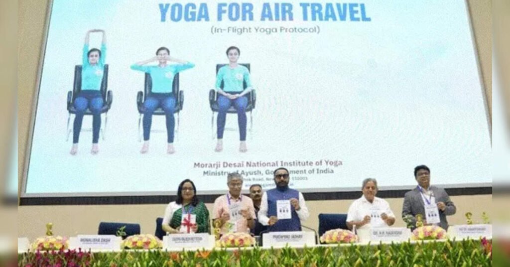 5-Minute Yoga Routine for Air Travellers Introduced by Ayush Ministry, ETHealthworld