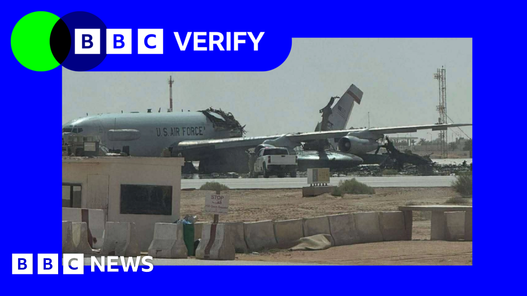 Photos show heavily damaged US radar jet at Saudi base