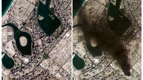 Dubai-Abu Dhabi news live: Limited flights from UAE begin amid US’s ‘depart now’ warning