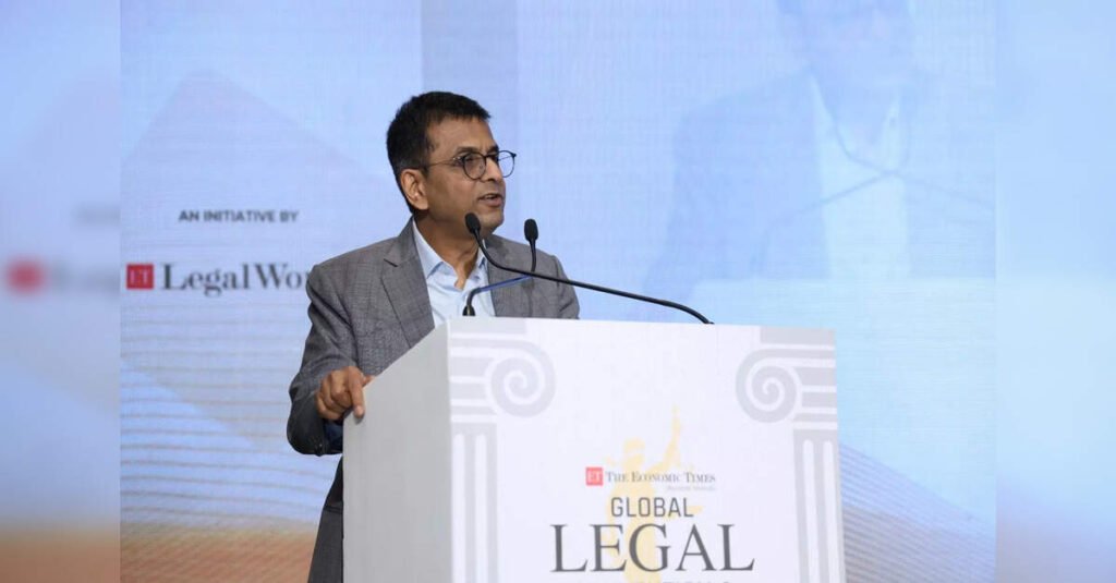D.Y. Chandrachud Advocates for New Legal Framework to Foster Trust Amid Technological Disruption, ETLegalWorld