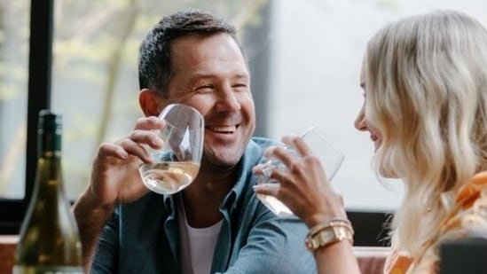 Aussie legend Ricky Ponting runs into former captain Michael Clarke’s pretty ex-girlfriend at Australian Grand Prix