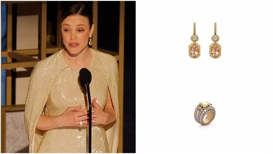 Rachel McAdams stuns in Sabyasachi High Jewellery paired with glittery golden gown for 98th Academy Awards