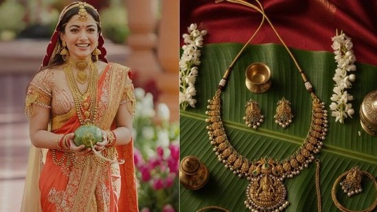 Rashmika Mandanna’s temple jewellery sets 2026 bridal goals: Here’s how to recreate her look with budget-friendly picks