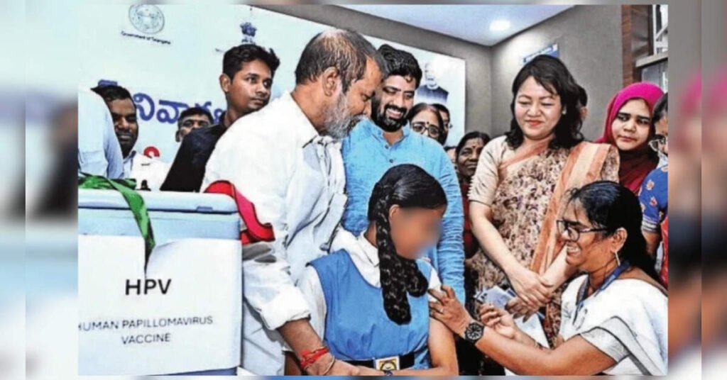 Telangana Launches Free HPV Vaccination Drive for 14–15-Year-Old Girls to Prevent Cervical Cancer, ETHealthworld