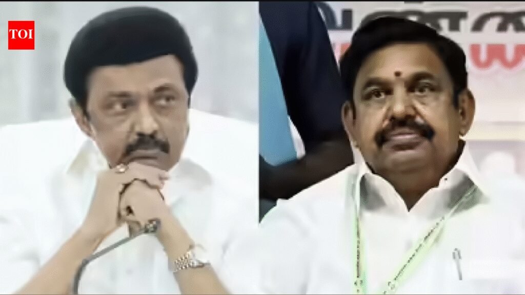 Vowing to protect TN, Stalin and EPS open fire at each other | Chennai News