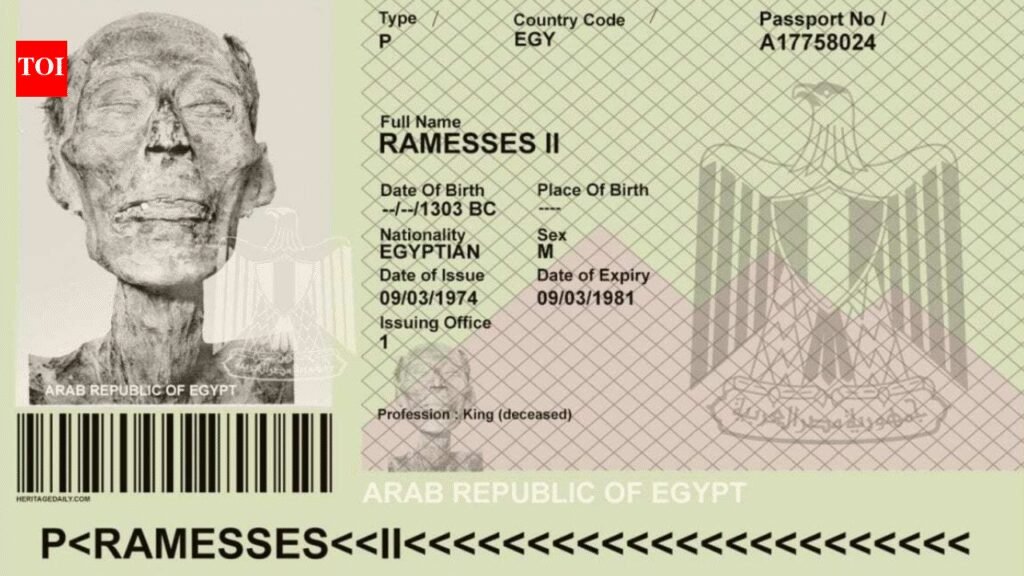 Did Egypt really issue a passport to 3,000-year-old Ramesses II for 1974 flight to Paris? Fact or fiction? |
