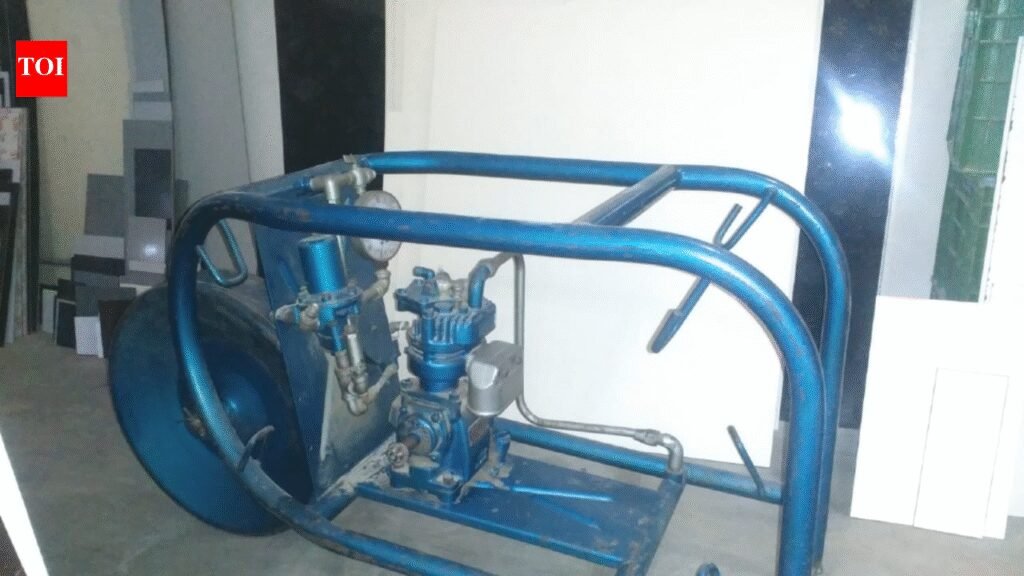 WW2 Royal Air Force Air Compressor: Rare Madras Find Restored by Collector | Chennai News