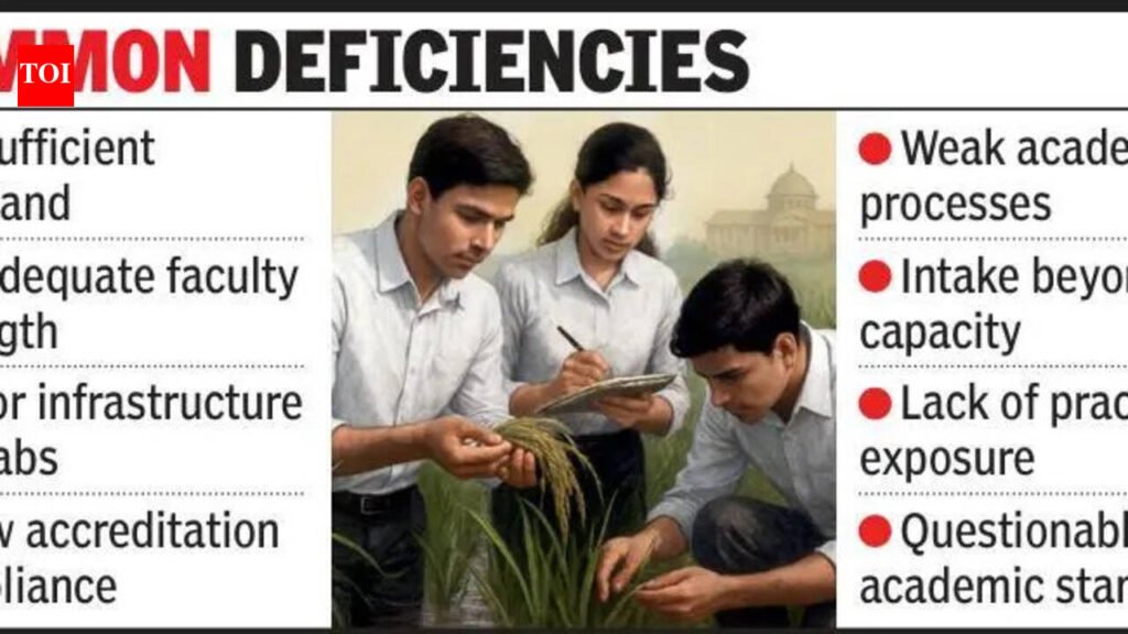 No ICAR nod, no admissions for pvt agri colleges in Guj | Vadodara News