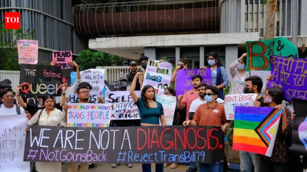 LGBTQIA+ community members protest against Transgender Act, term it regressive and demand withdrawal | Pune News