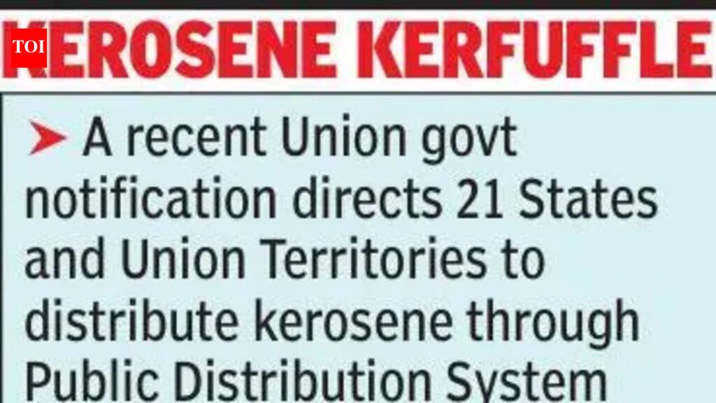 Central directive on kerosene distribution fuels confusion in Raj | Jaipur News
