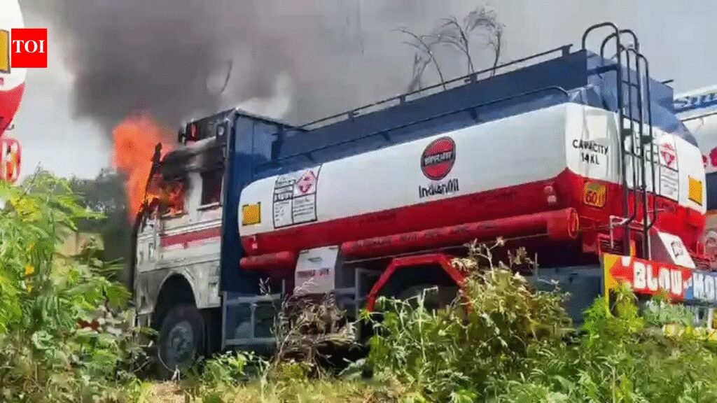 Jammu Oil Tankers Fire: Several oil tankers catch fire in Jammu, 2 gutted | India News