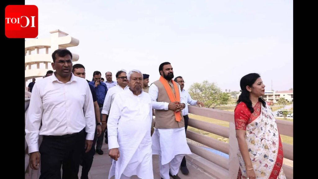 Nitish reviews facilities at Buddha museum in Vaishali, opens pathway | Patna News