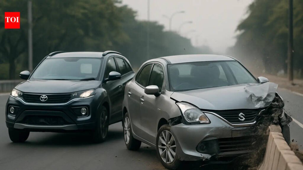 Woman dies in car crash after dispute with fiance in Noida | Noida News