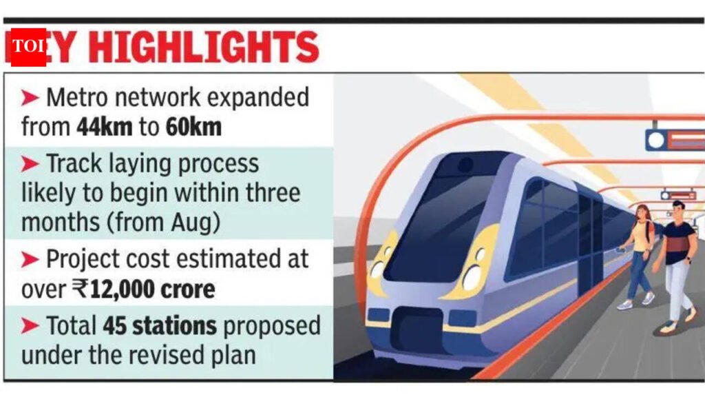 MetroLite network to be 60km, also cover airport | Prayagraj News