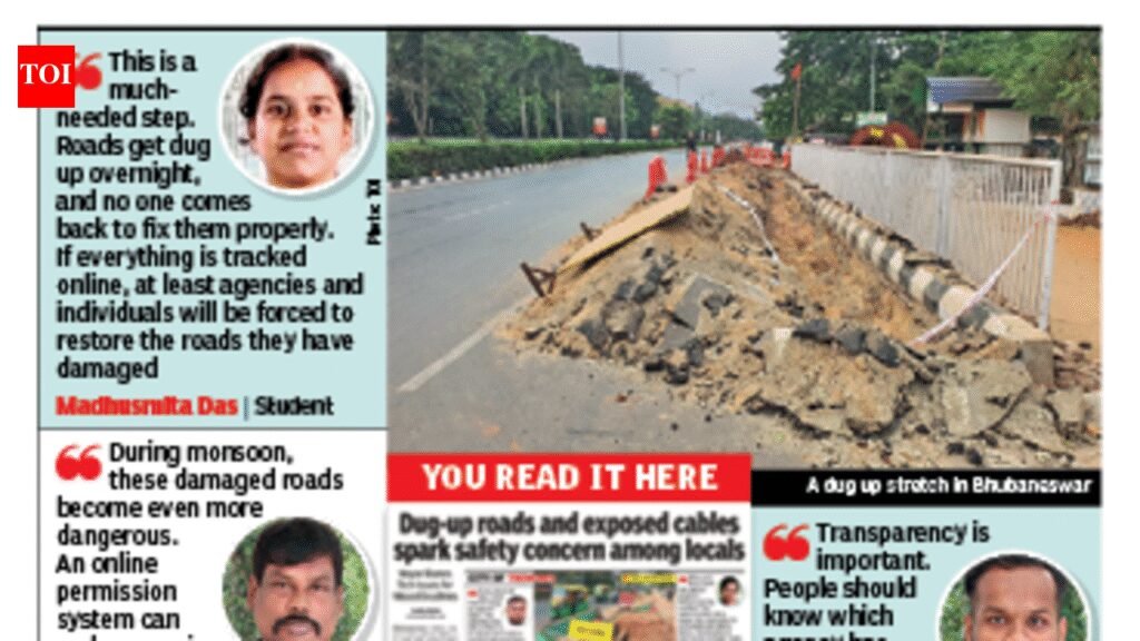 BMC makes online road trenching permission mandatory | Bhubaneswar News