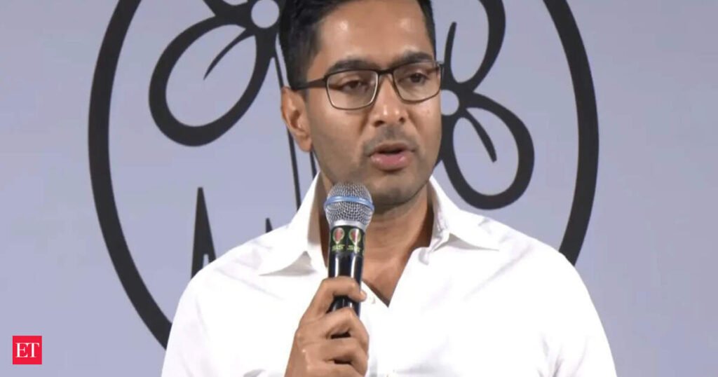 West Bengal polls: TMC’s Abhishek Banerjee says ‘Maa-Mati-Manush’ will triumph, counters BJP’s ‘double engine’ claim