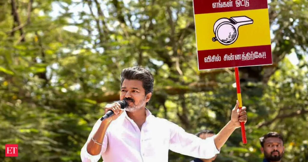 DMK-Congress ‘confused alliance’, NR Cong-BJP ‘exhausted one’, says TVK chief Vijay in Puducherry