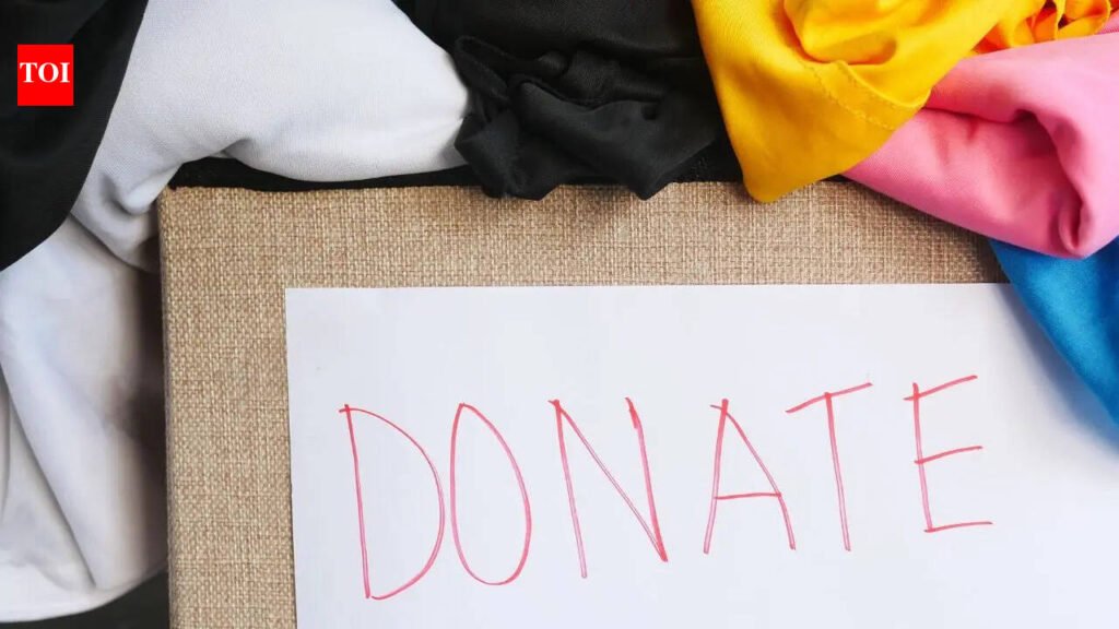 Can donating food or clothes help remove hurdles and negativity?