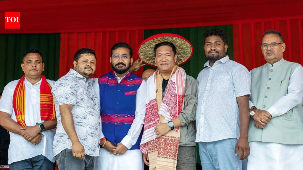 Arunachal CM Pema Khandu bats for BJP’s Manab Deka in Lakhimpur | Guwahati News
