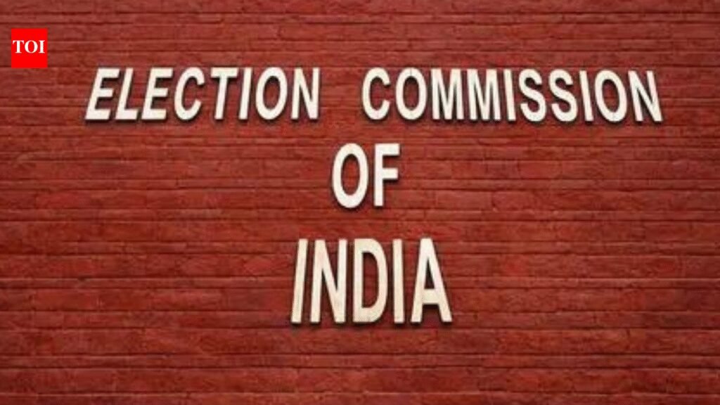 EC official ‘caught on cam’ with BJP material | India News