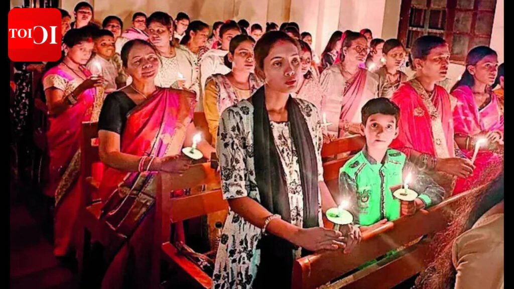 Christians celebrate Easter Vigil with prayers and hymns in Patna churches | Patna News