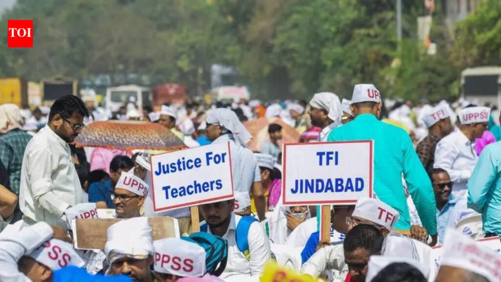 Punjab, Haryana teachers protest against TET at Delhi’s Ramlila Maidan | Chandigarh News