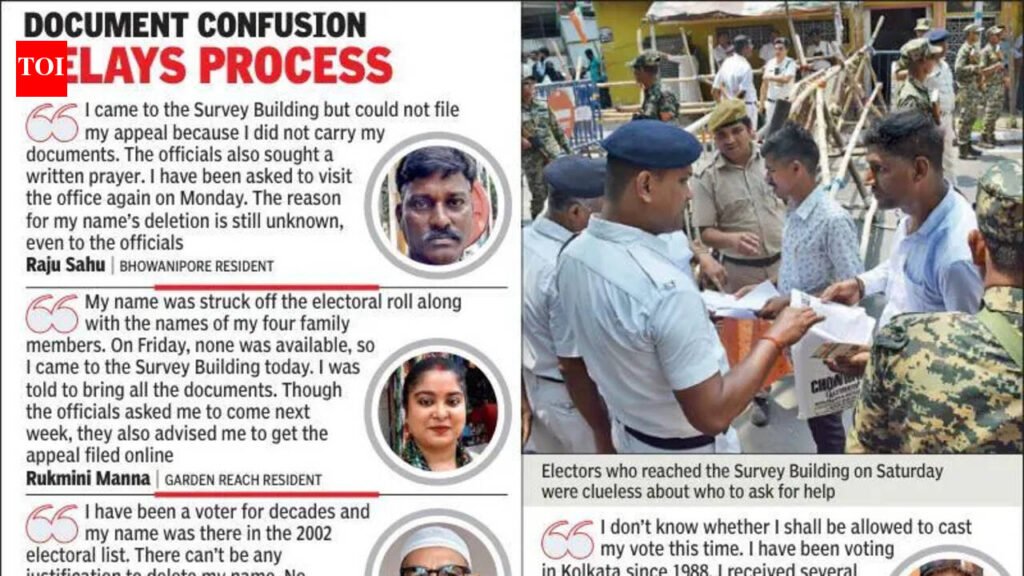 Save-vote ordeal: Electors desperately seek out govt officials to file appeal in tribunal | Kolkata News