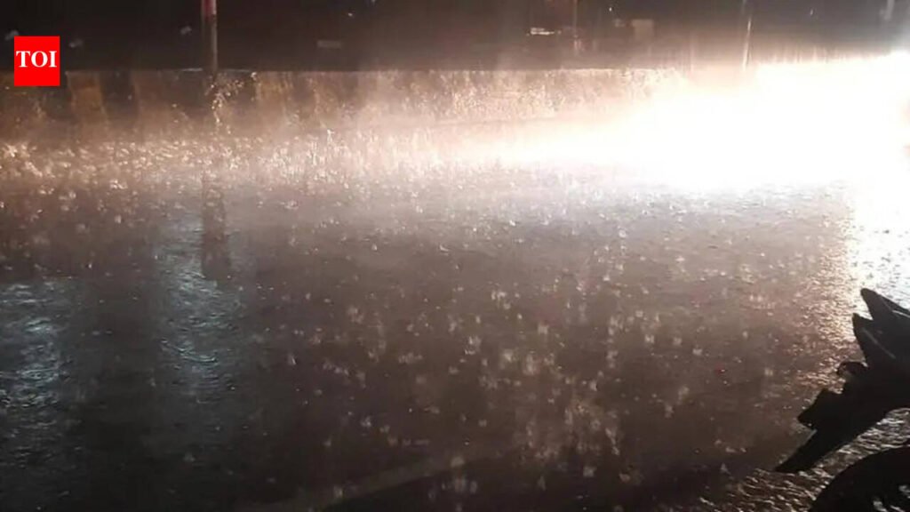 Rain, hailstorm bring relief from heat in Kanpur | Kanpur News