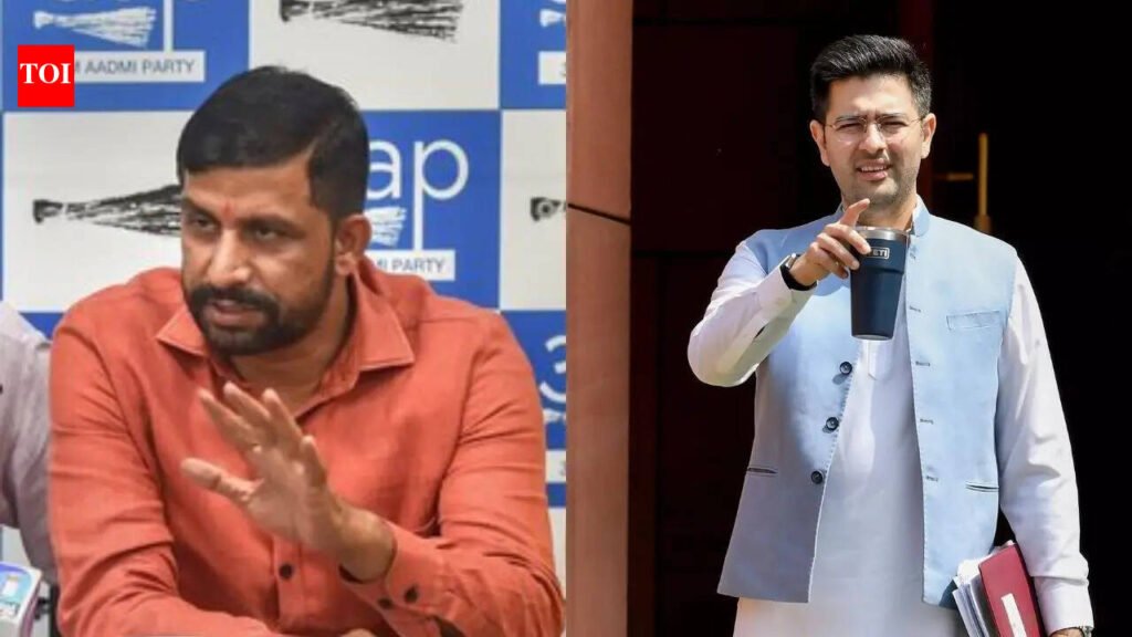 Raghav Chadha made to stand like rooster, beaten in ‘secret mansion’: Ex-AAP leader makes explosive claims | Delhi News