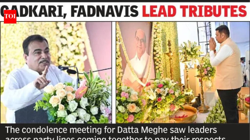 Memorials in Nagpur & Wardha to honour legacy of Datta Meghe | Nagpur News