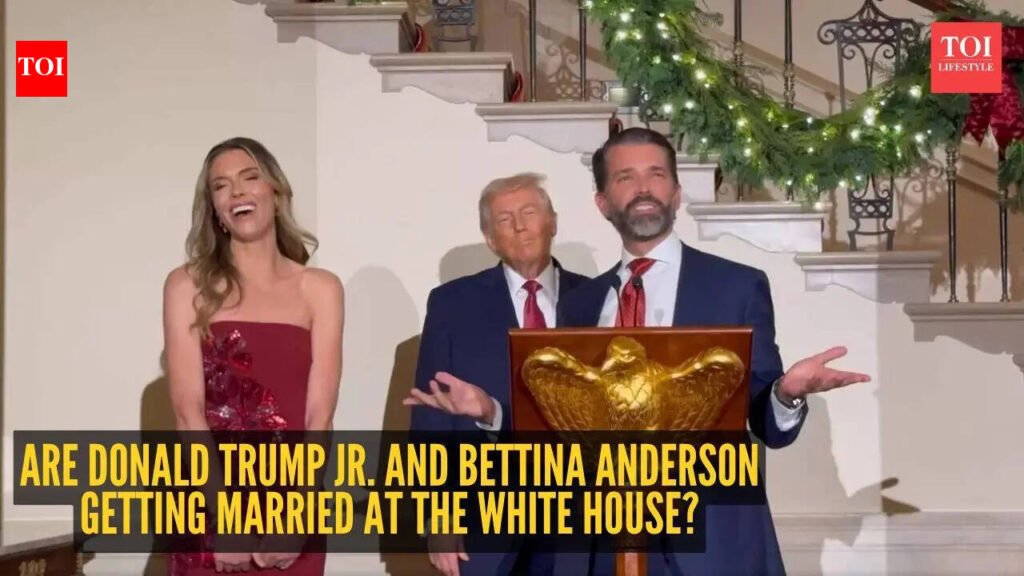 Are Donald Trump Jr. and Bettina Anderson getting married at the White House?