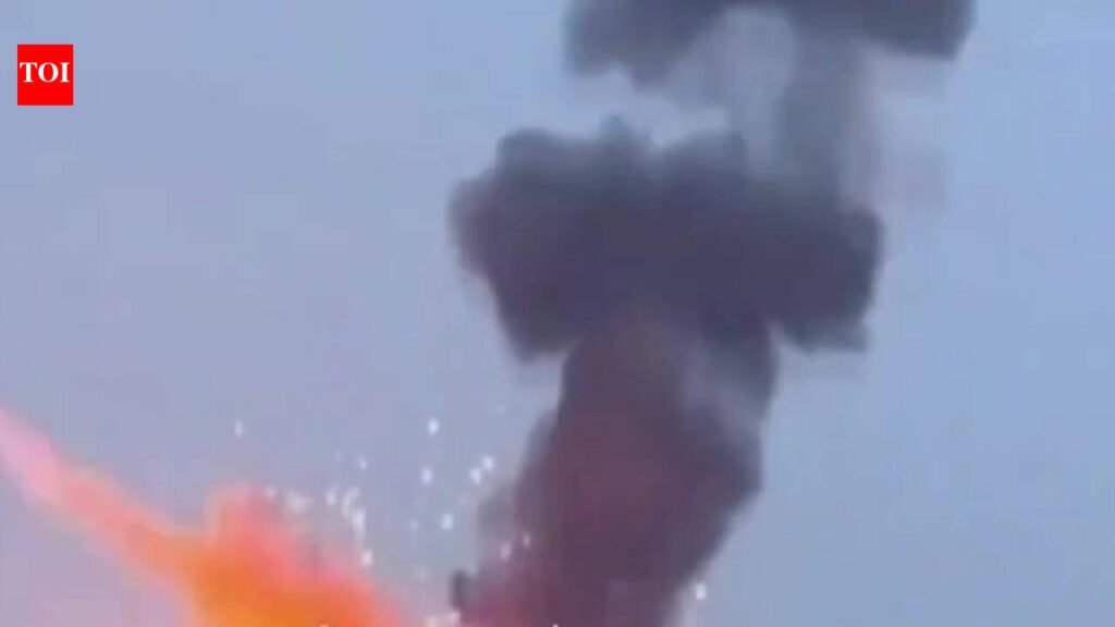 Watch: Explosion at Bahrain’s key oil refinery site after Iran missile strike