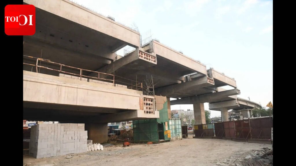 Mithapur metro station takes shape as work gathers pace | Patna News