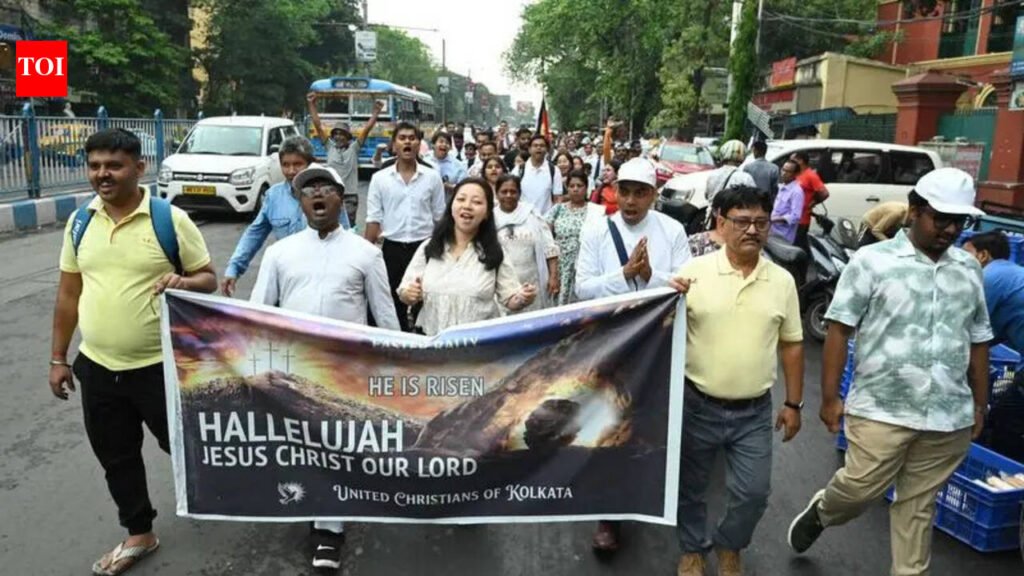 Kol Christians mark Easter with prayers for peace and harmony across world | Kolkata News