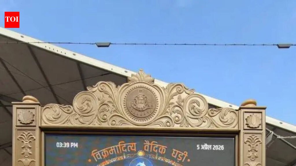 Time travel to Vedic era: ‘Vikramaditya clock’ blends tradition with tech at KVT | Varanasi News