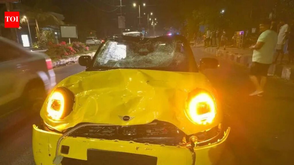 Bizman’s son held after Mini Cooper crash kills woman in Dona Paula | Goa News