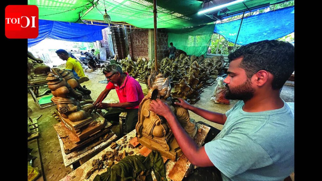 Goa Government Mandates Online Registration for Ganesh Idol Vendors to Combat Pollution | Goa News